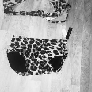 New York & Company Leopard Print Bikini